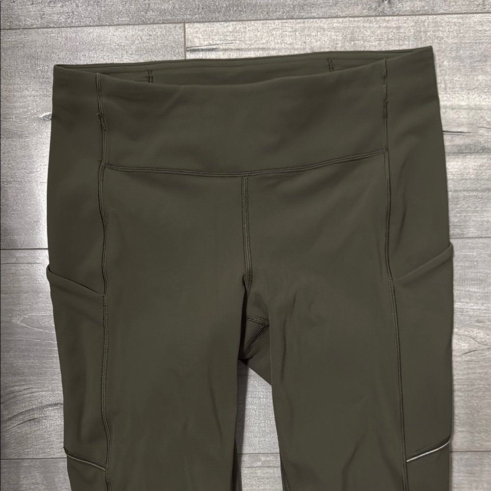 Lululemon Athletica Dark Olive Leggings